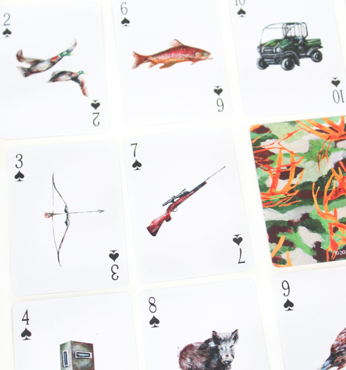 hunting playing cards capturing all your favorite hunting icons