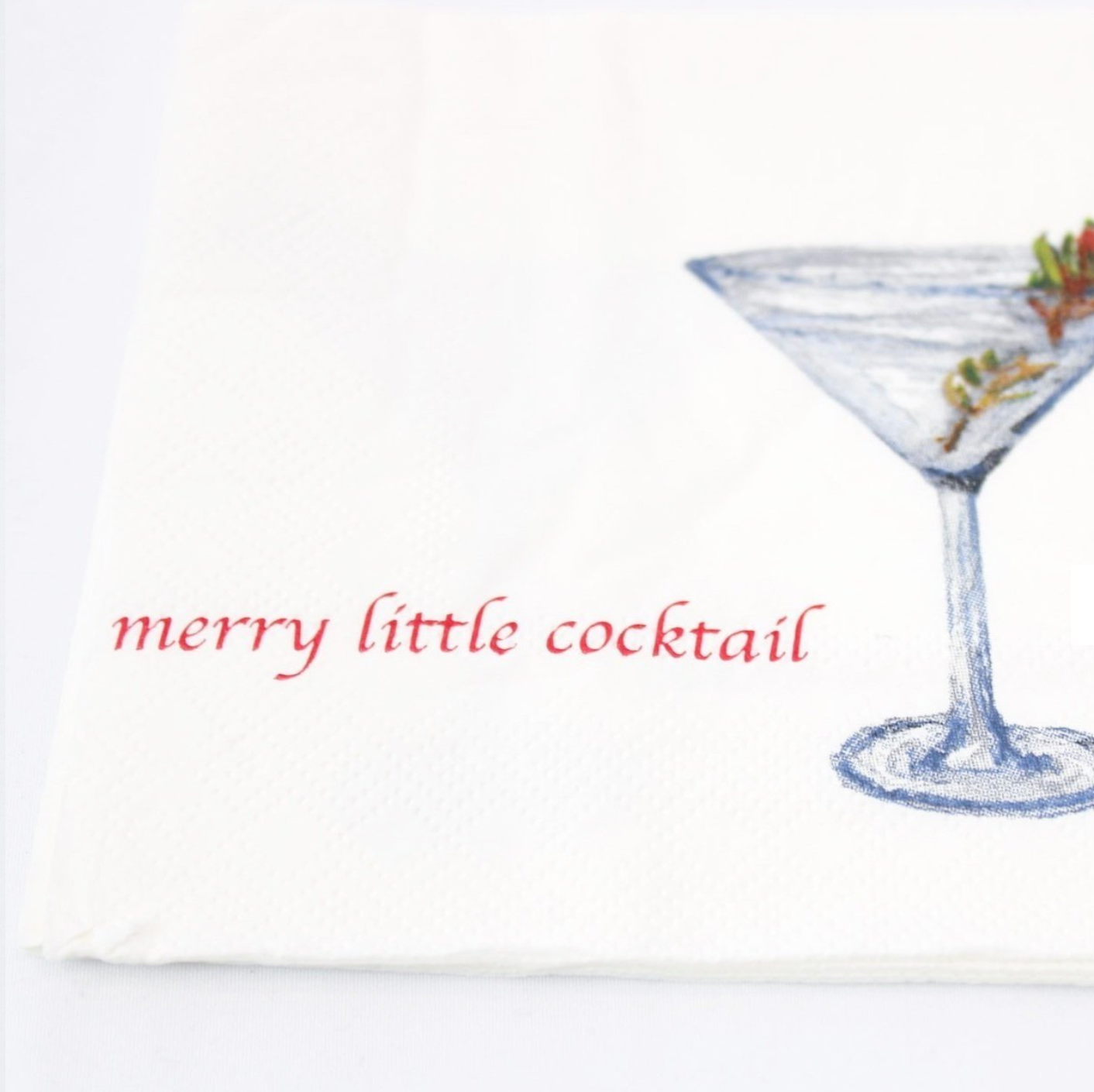 Holiday Cocktail Napkin Set