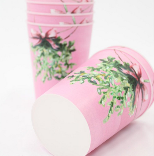 Mistletoe Kisses Reusable Chirstmas Cup Set