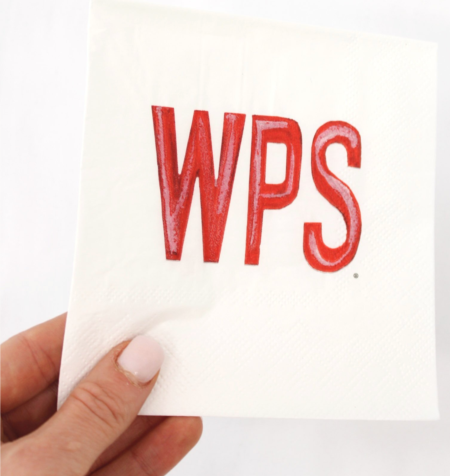 Arkansas WPS paper napkins, Arkansas WPS tailgate napkins