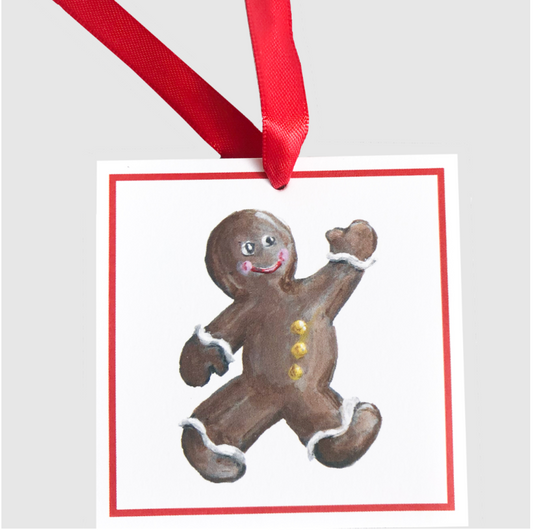 Gingerbread Boy Gift Tag Set