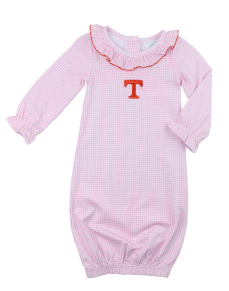 Officially Licensed Knit Tennessee Ruffle Baby Gown