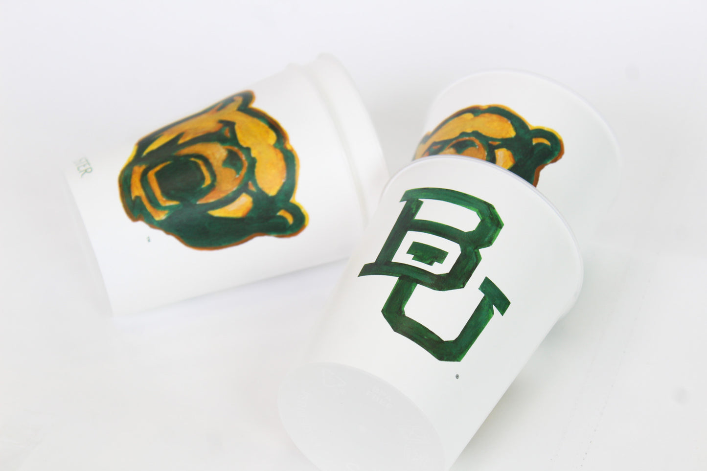 Baylor Bears Reusable Cup Set