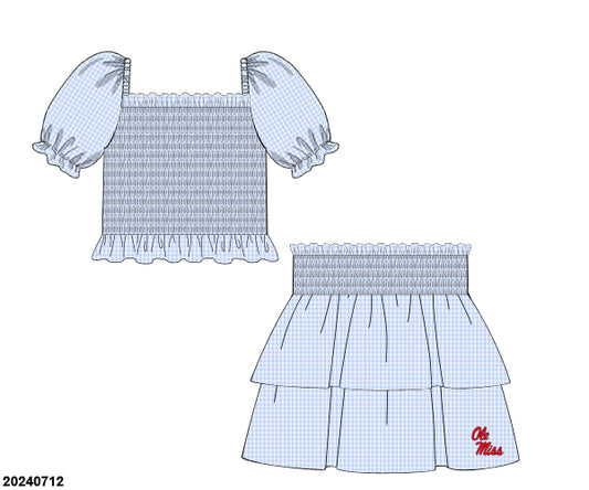 Officially Licensed Smocked Ole Miss Dress