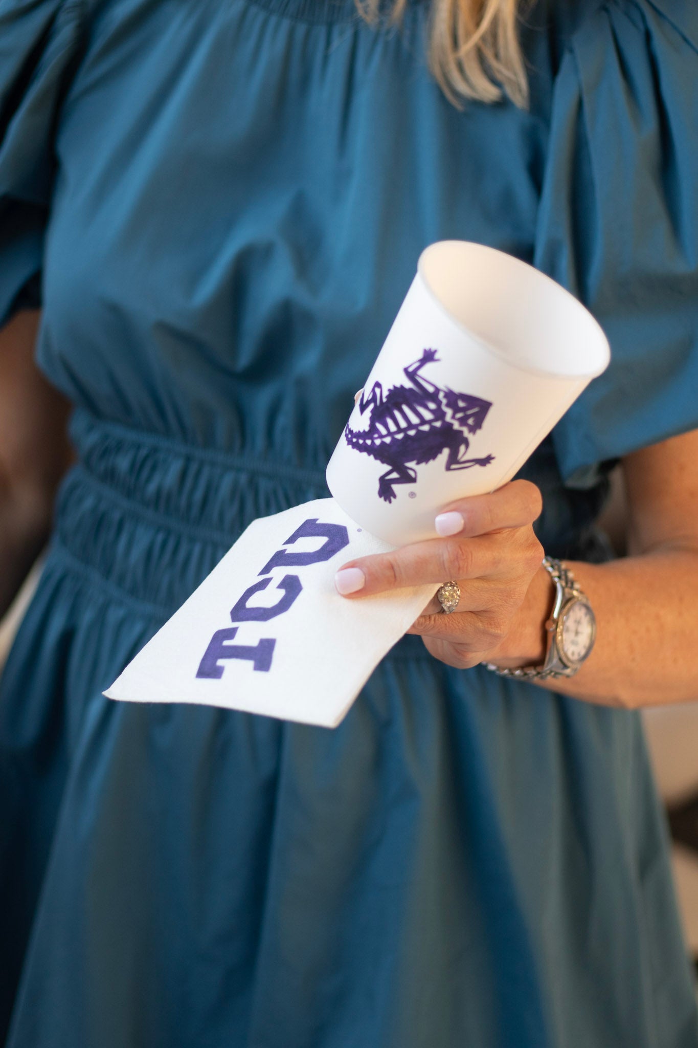 TCU Logo Napkin Set