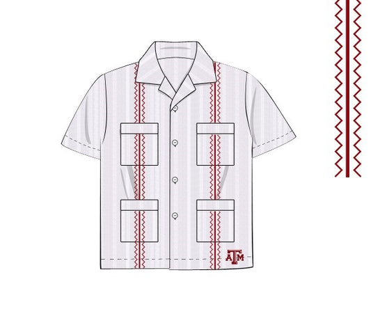 Texas A&M guayabera