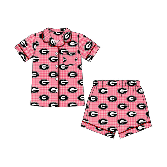 Georgia Bulldogs Pajama Short Set