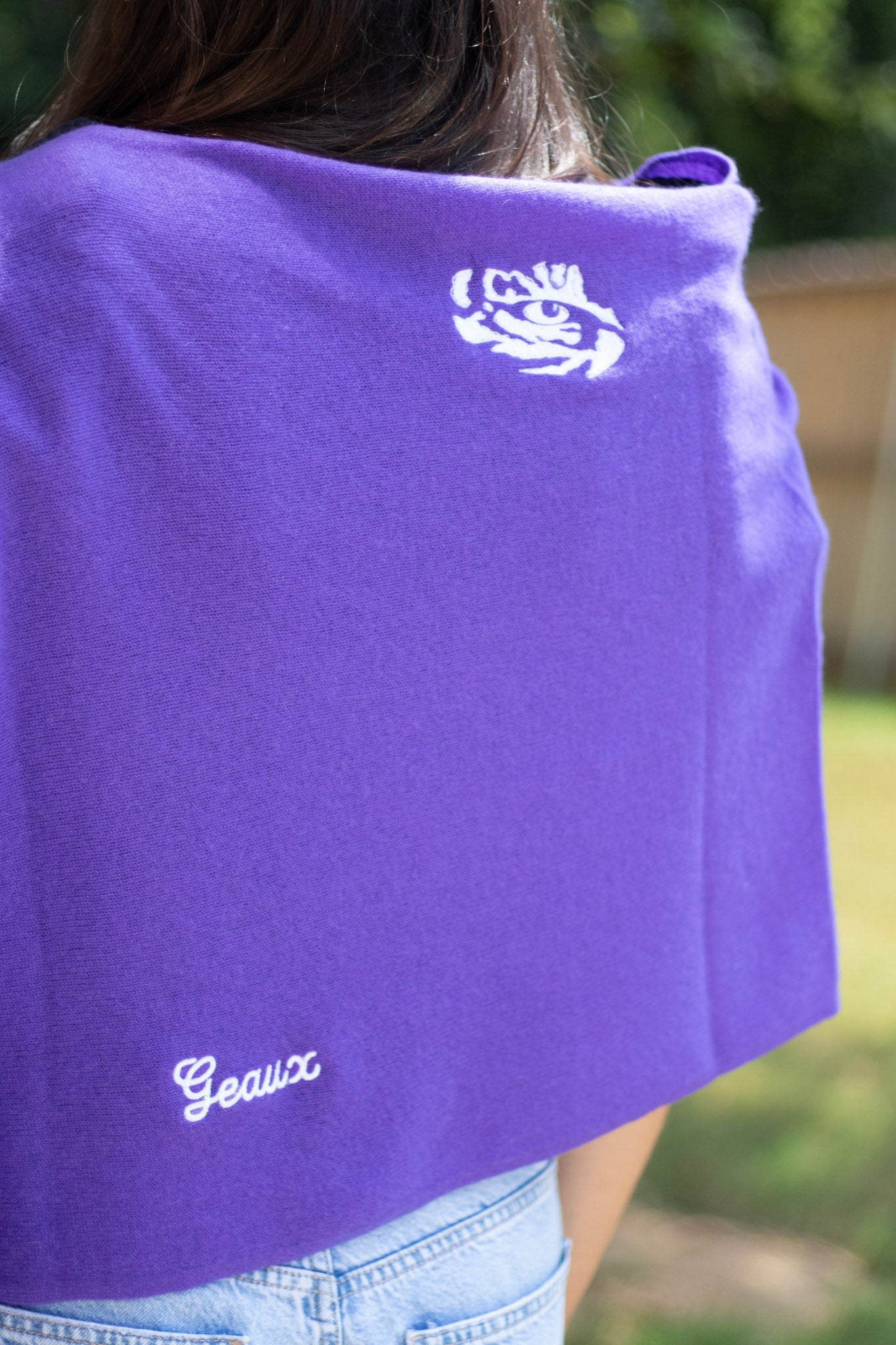 LSU Collegiate Cashmere Poncho by FOSTER