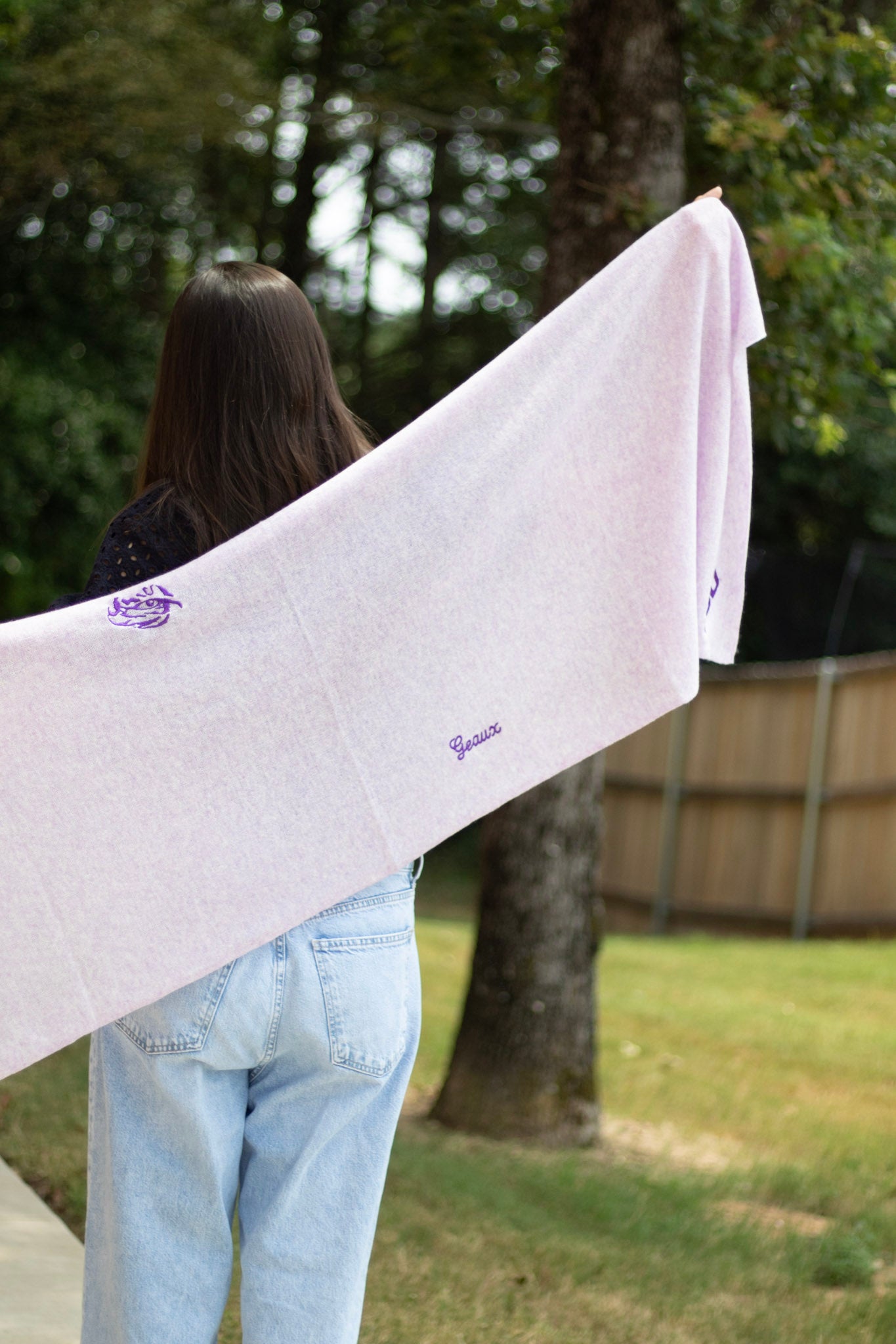 LSU Collegiate Cashmere Scarf by FOSTER