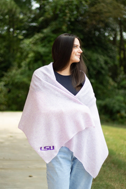 LSU Collegiate Cashmere Scarf by FOSTER