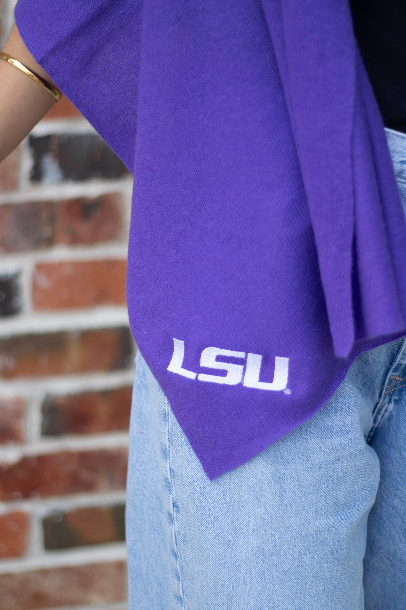 LSU Collegiate Cashmere Poncho by FOSTER