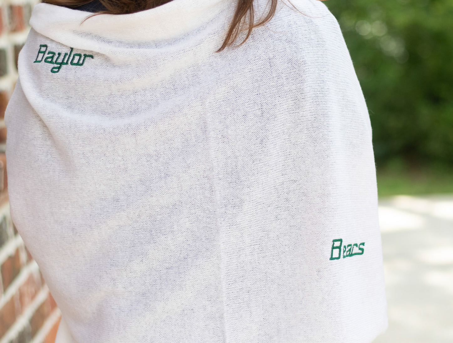 White baylor Bears Cashmere