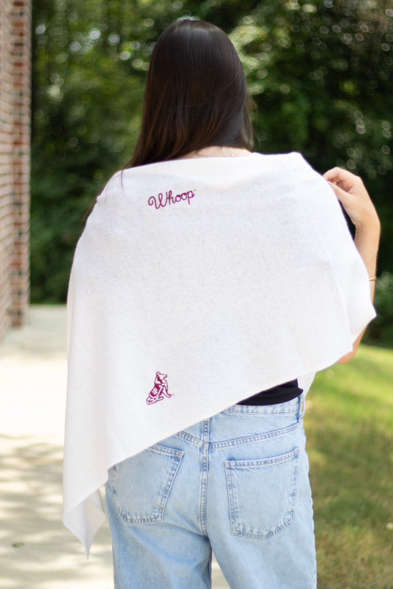 Texas A&M Collegiate Cashmere Poncho by FOSTER